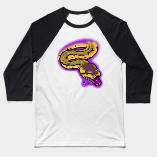 Smiling Lemonblast Ball Python Baseball T-Shirt